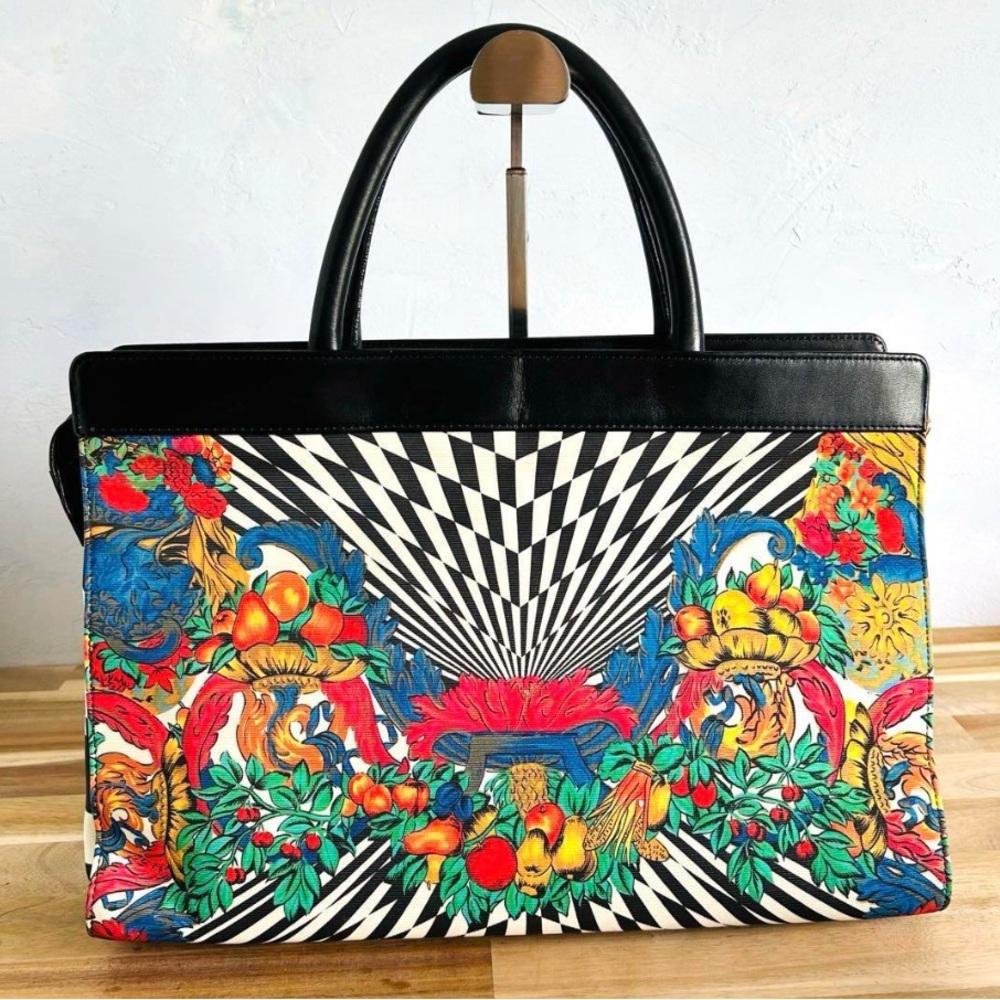 Gianni Versace vintage Checkered handbag - Picture 4 of 12